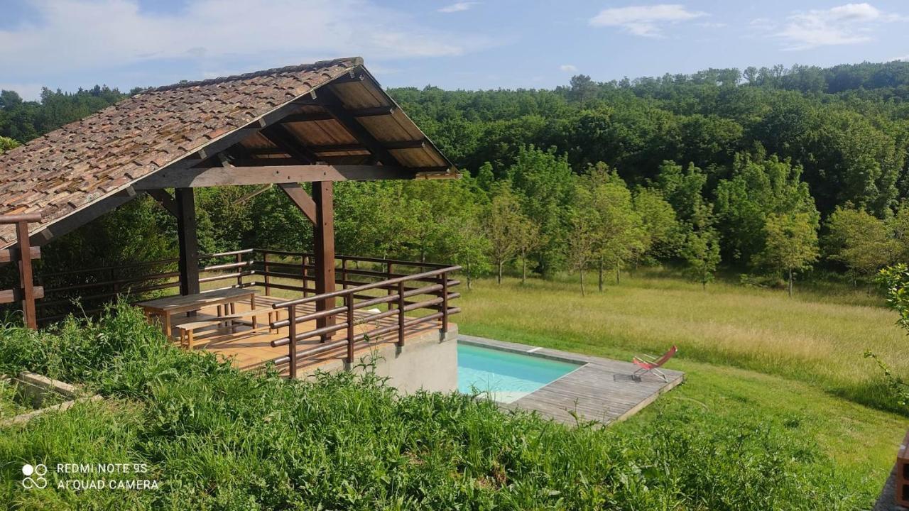 Villa Ferme Du Bois Du Pouget à La Salvetat-Belmontet Extérieur photo
